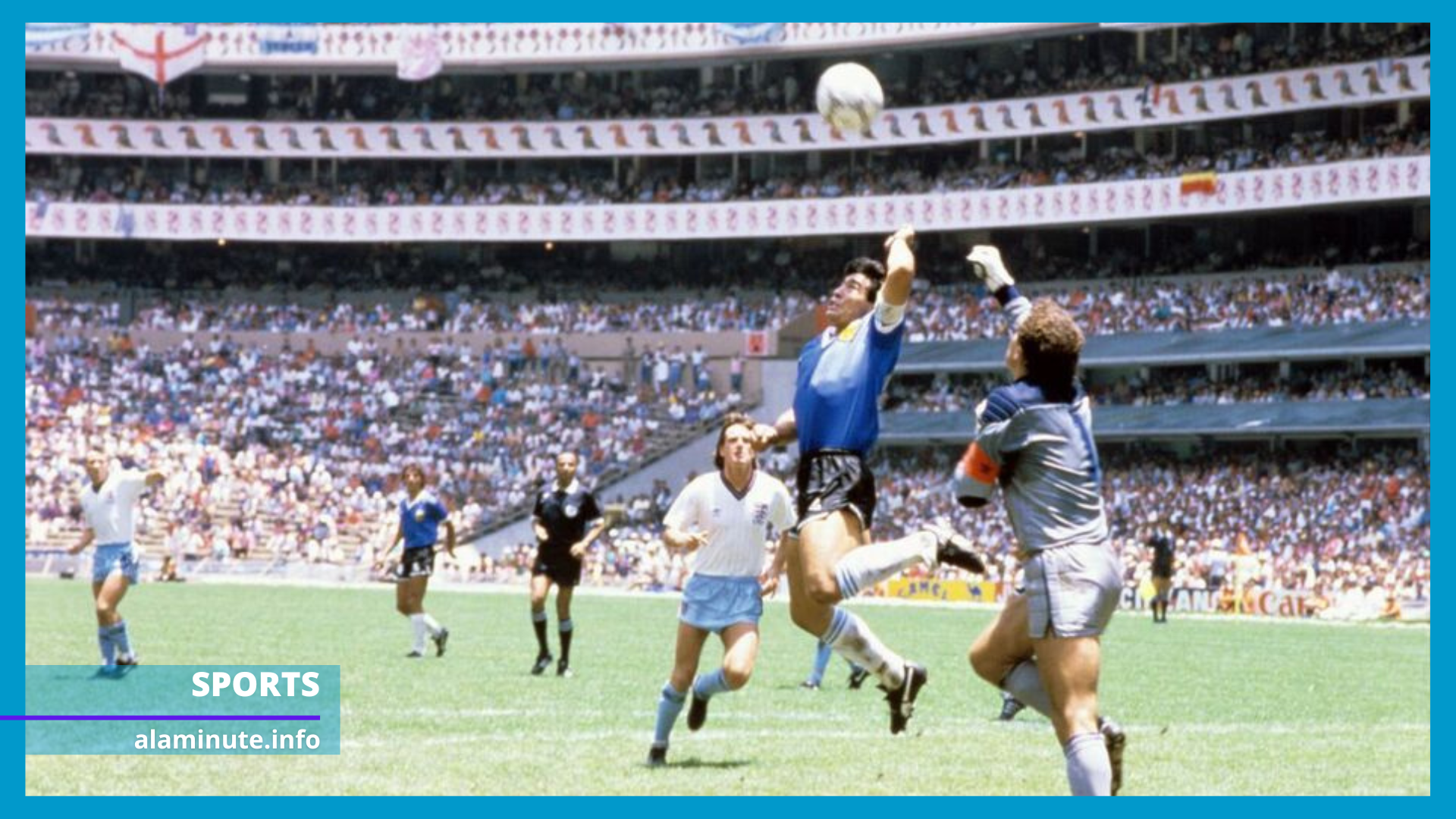 Le ballon de «la main de Dieu» de Maradona aux enchères