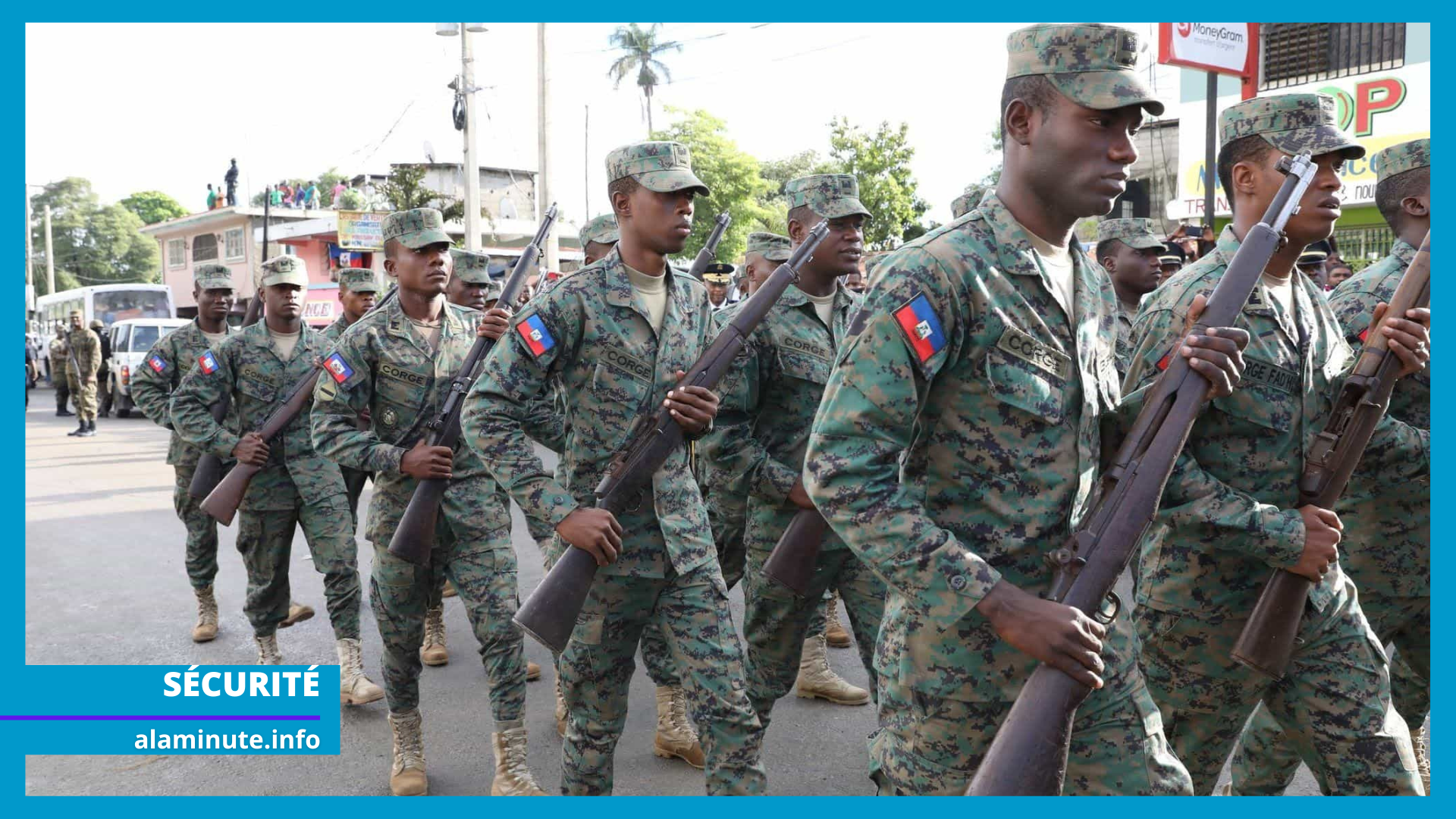 Retour des militaires haïtiens de leur formation au Mexique